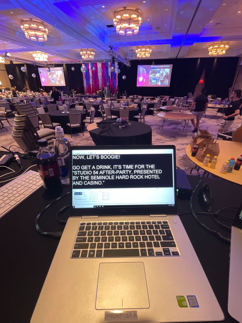 Ballroom setup